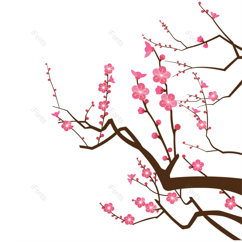 春季图片,花瓣元素,春天PNG,桃花免抠素材